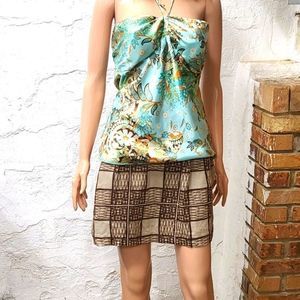 Banana Republic Asian flannel skirt